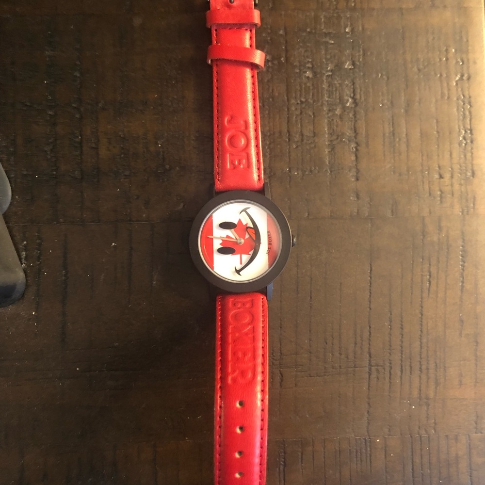 Never-Worn Vintage Red Joe Boxer Watch!